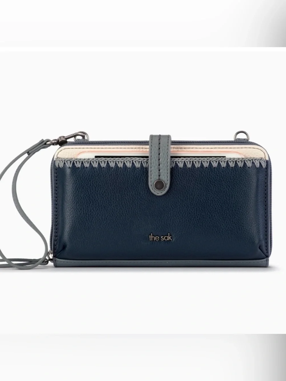 The Sak Iris Large Leather Smartphone Crossbody/Wristlet/Wallet